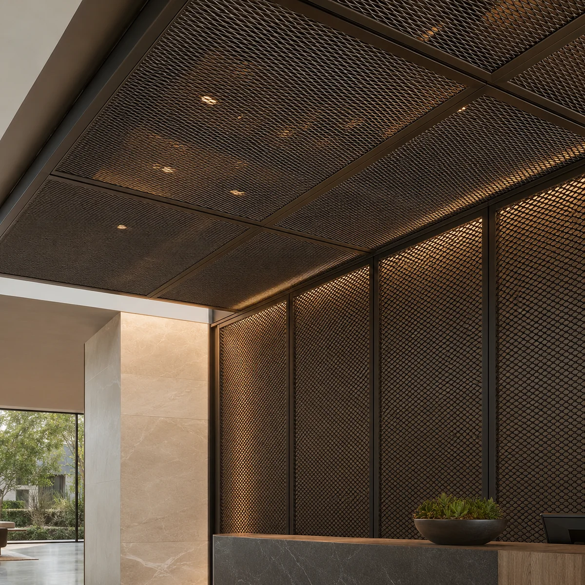 Expanded Metal Mesh Panels